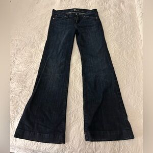 Wide leg dojo 7 seven jeans 25